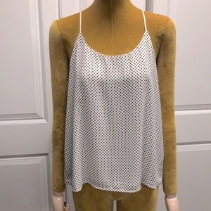 Women’s Forever 21 navy polka dot halter top
